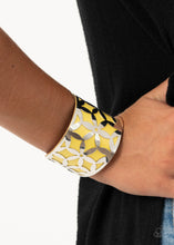 Load image into Gallery viewer, Garden Fiesta - Yellow Bracelet - Paprazzi Jewelry