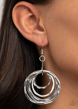 Load image into Gallery viewer, Ringing Radiance - Silver Earrings - Paparazzi Jewelry
