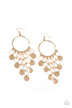 Load image into Gallery viewer, paparazzi-accessories-take-a-chime-out-gold-earrings