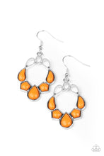 Load image into Gallery viewer, paparazzi-accessories-its-rude-to-steer-orange-earrings