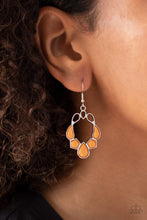 Load image into Gallery viewer, Its Rude to STEER - Orange Earrings - Paparazzi Jewelry