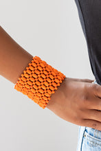 Load image into Gallery viewer, Way Down In Kokomo - Orange Bracelet - Paparazzi Jewelry