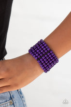 Load image into Gallery viewer, Tanning in Tanzania - Purple Bracelet - Paparazzi Jewelry