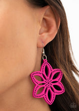 Load image into Gallery viewer, Bahama Blossoms - Pink Earrings - Paparazzi Jewelry