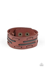 Load image into Gallery viewer, paparazzi-accessories-cowboy-boot-camp-brown-bracelet