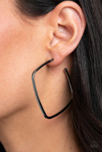 Load image into Gallery viewer, Brazen Beauty - Black Earrings - Paparazzi Jewelry
