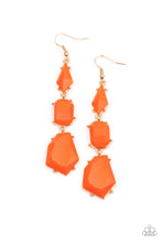 Load image into Gallery viewer, paparazzi-accessories-geo-getaway-orange-earrings