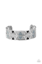 Load image into Gallery viewer, paparazzi-accessories-hidden-glyphs-silver-bracelet