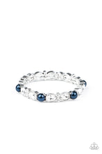 Load image into Gallery viewer, paparazzi-accessories-frosted-finery-blue-bracelet