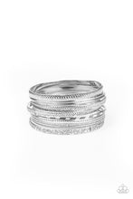 Load image into Gallery viewer, paparazzi-accessories-relics-on-repeat-silver-bracelet