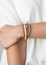 Load image into Gallery viewer, Sahara Pilgrim - Blue Bracelet - Paprazzi Jewelry