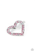 Load image into Gallery viewer, paparazzi-accessories-love-is-a-battlefield-pink-hair clip