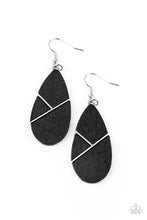 Load image into Gallery viewer, paparazzi-accessories-sequoia-forest-black-earrings