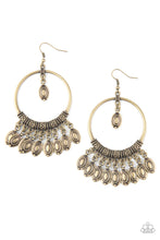 Load image into Gallery viewer, paparazzi-accessories-metallic-harmony-brass-earrings