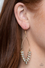 Load image into Gallery viewer, Me, Myself, and ICE - Gold Earrings - Paparazzi Jewelry
