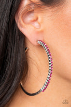 Load image into Gallery viewer, Making Rounds - Pink Earrings - Paparazzi Jewelry