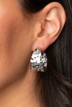 Load image into Gallery viewer, Put Your Best Face Forward - Silver Earrings - Paparazzi Jewelry