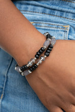 Load image into Gallery viewer, Delightfully Dainty - Black Bracelet - Paparazzi Jewelry