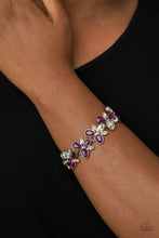 Load image into Gallery viewer, Ice Garden - Purple Bracelet - Paprazzi Jewelry