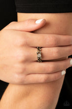 Load image into Gallery viewer, Frosted Flower Beds - Brass Ring - Paparazzi Jewelry