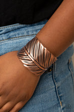 Load image into Gallery viewer, Where Theres a QUILL, Theres a Way - Copper Bracelet - Paprazzi Jewelry