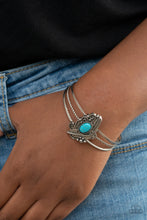 Load image into Gallery viewer, Sahara Solstice - Blue Bracelet - Paparazzi Jewelry
