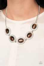 Load image into Gallery viewer, A DIVA-ttitude Adjustment - Brown Necklace - Paprazzi Jewelry