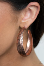 Load image into Gallery viewer, Sahara Sandstorm - Copper Earrings - Paparazzi Jewelry
