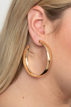 Load image into Gallery viewer, BEVEL In It - Gold Earrings - Paparazzi Jewelry