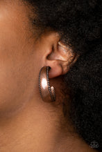 Load image into Gallery viewer, Burnished Benevolence - Copper Earrings - Paparazzi Jewelry