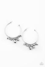 Load image into Gallery viewer, paparazzi-accessories-dazzling-downpour-silver-earrings