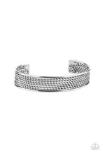 Load image into Gallery viewer, paparazzi-accessories-risk-taking-texture-silver