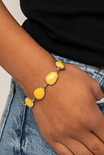 Load image into Gallery viewer, REIGNy Days - Yellow Bracelet - Paparazzi Jewelry