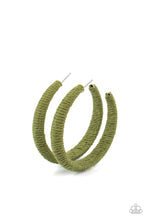 Load image into Gallery viewer, paparazzi-accessories-twine-and-dine-green-earrings