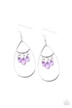 Load image into Gallery viewer, paparazzi-accessories-shimmer-advisory-purple-earrings
