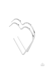 Load image into Gallery viewer, paparazzi-accessories-i-heart-a-rumor-silver-earrings