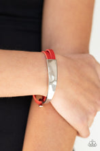 Load image into Gallery viewer, A Notch Above The Rest - Red Bracelet - Paparazzi Jewelry