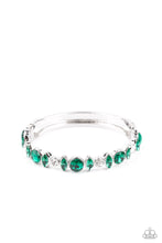 Load image into Gallery viewer, paparazzi-accessories-bling-them-to-their-knees-green-bracelet