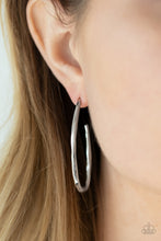Load image into Gallery viewer, Totally Hooked - Silver Earrings - Paparazzi Jewelry
