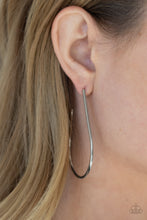 Load image into Gallery viewer, City Curves - Silver Earrings - Paparazzi Jewelry