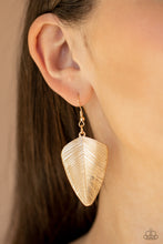 Load image into Gallery viewer, One Of The Flock - Gold Earrings - Paprazzi Jewelry