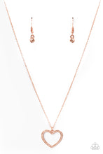 Load image into Gallery viewer, paparazzi-accessories-glow-by-heart-copper-necklace