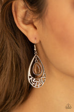 Load image into Gallery viewer, DEW You Feel Me? - Brown Earrings - Paparazzi Jewelry
