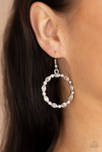Load image into Gallery viewer, Crystal Circlets - Brown Earrings - Paprazzi Jewelry