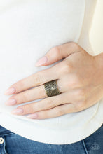 Load image into Gallery viewer, Butterfly Bayou - Brass Ring - Paparazzi Jewelry