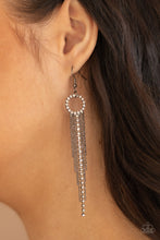 Load image into Gallery viewer, Pass The Glitter - Black Earrings - Paparazzi Jewelry