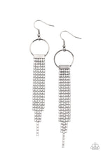 Load image into Gallery viewer, paparazzi-accessories-tapered-twinkle-white-earrings