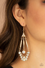 Load image into Gallery viewer, High-Ranking Radiance - Gold Earrings - Paparazzi Jewelry