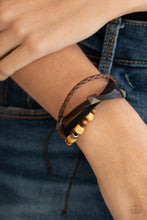 Load image into Gallery viewer, Solo Climb - Brown Bracelet - Paparazzi Jewelry