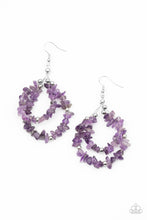 Load image into Gallery viewer, paparazzi-accessories-canyon-rock-art-purple-earrings